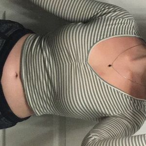 Bluenotes cropped long sleeve